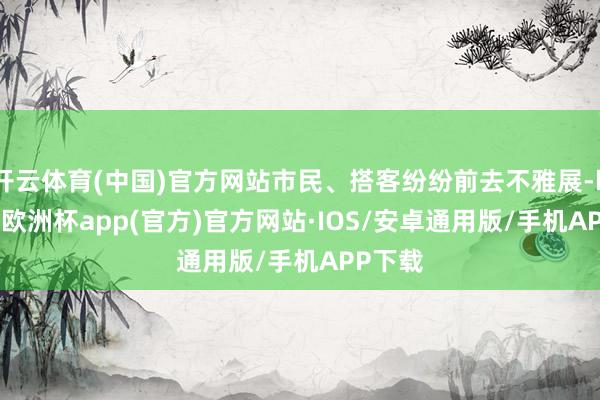 开云体育(中国)官方网站市民、搭客纷纷前去不雅展-kaiyun欧洲杯app(官方)官方网站·IOS/安卓通用版/手机APP下载