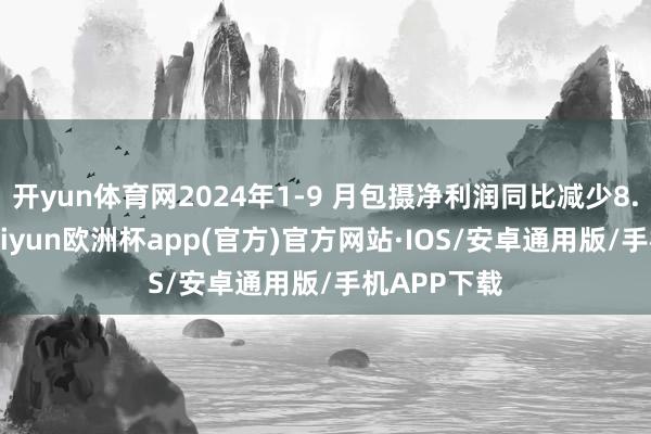 开yun体育网2024年1-9 月包摄净利润同比减少8.72亿元-kaiyun欧洲杯app(官方)官方网站·IOS/安卓通用版/手机APP下载