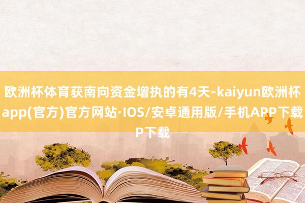 欧洲杯体育获南向资金增执的有4天-kaiyun欧洲杯app(官方)官方网站·IOS/安卓通用版/手机APP下载