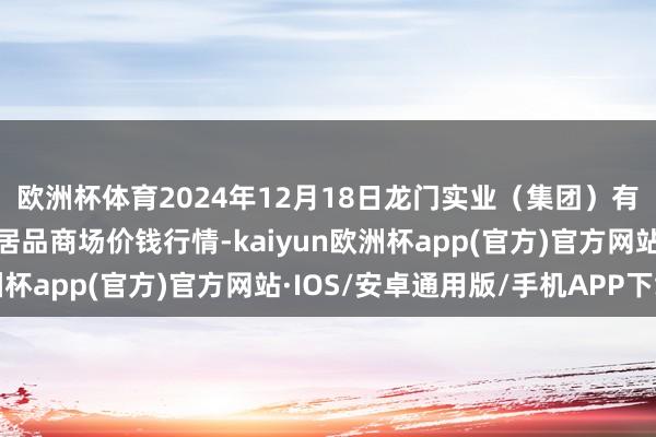 欧洲杯体育2024年12月18日龙门实业（集团）有限公司西三