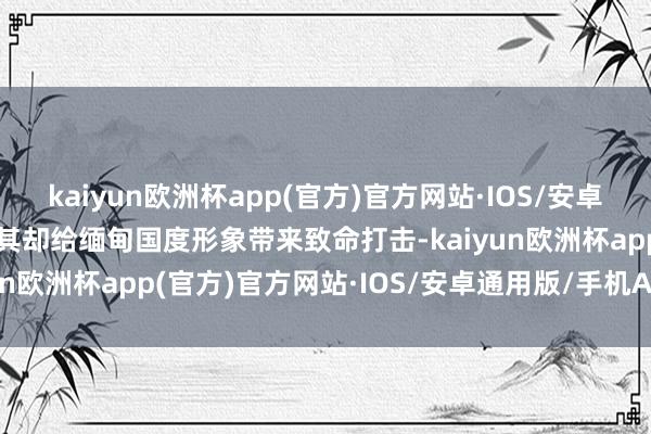 kaiyun欧洲杯app(官方)官方网站·IOS/安卓通用版/手机APP下载但其却给缅甸国度形象带来致命打击-kaiyun欧洲杯app(官方)官方网站·IOS/安卓通用版/手机APP下载